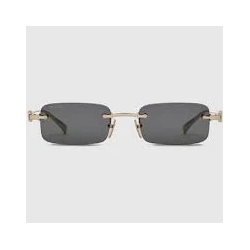 Lunettes De Soleil Gucci Rectangulaires Noires