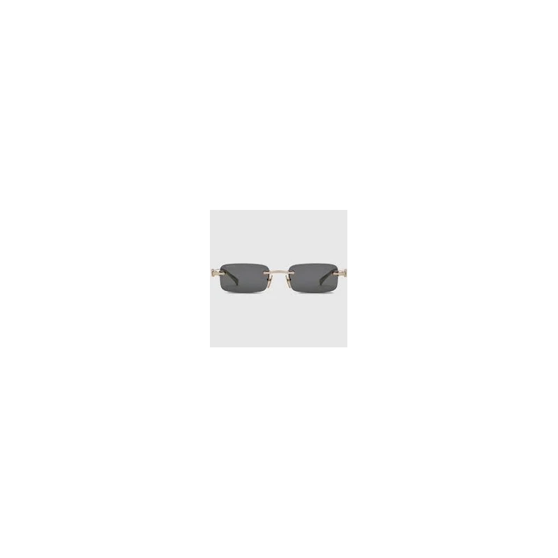 Lunettes De Soleil Gucci Rectangulaires Noires