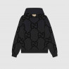 Sweat noir à capuche GUCCI